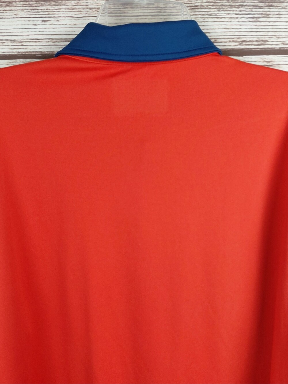 Twillory Mens 2XL Orange/Navy Short Sleeve Athletic Preformance Polo Shirt - Picture 8 of 9